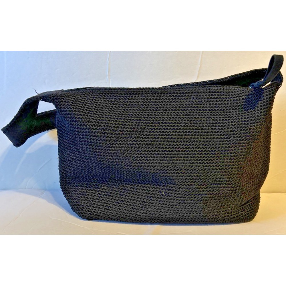 Liz Claiborne Black‎ Woven Shoulder Bag Purse